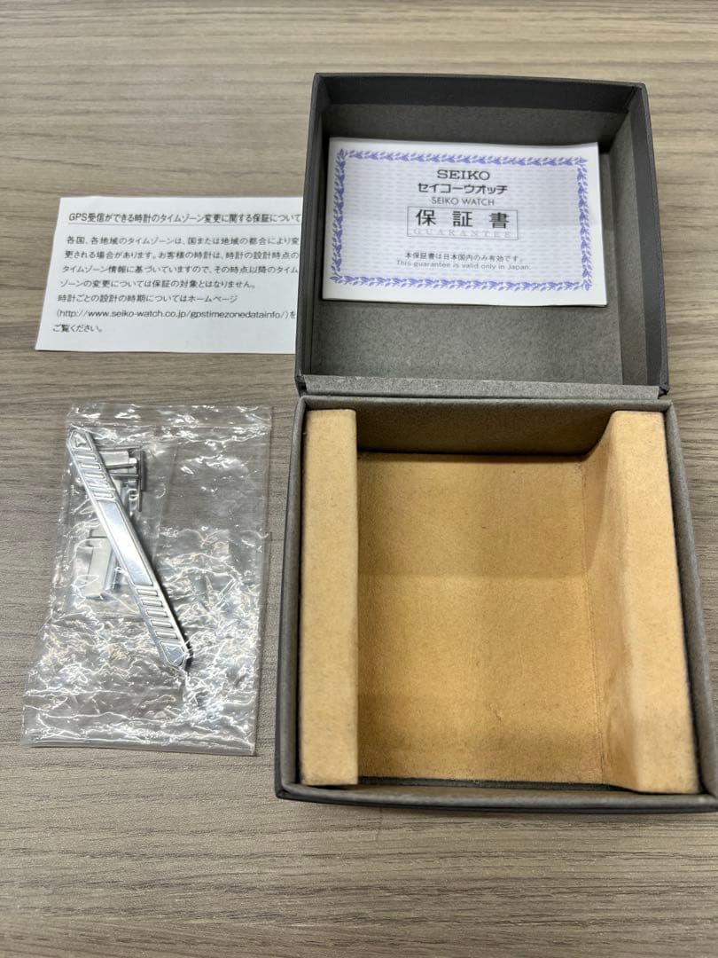 SEIKO クロノグラフ ソーラー腕時計　V172-0AP0 10気圧防水