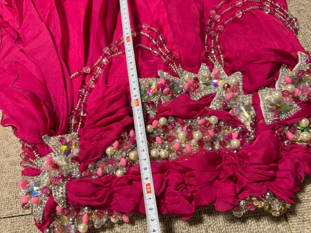 ピンクのベリーダンスセットアップ in Egypt style