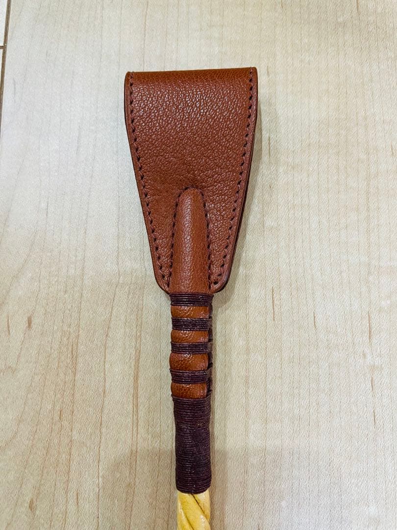 HERMES エルメス クラヴァッシュ 70 馬具 鞭 ウッド×ヴォーエプソン