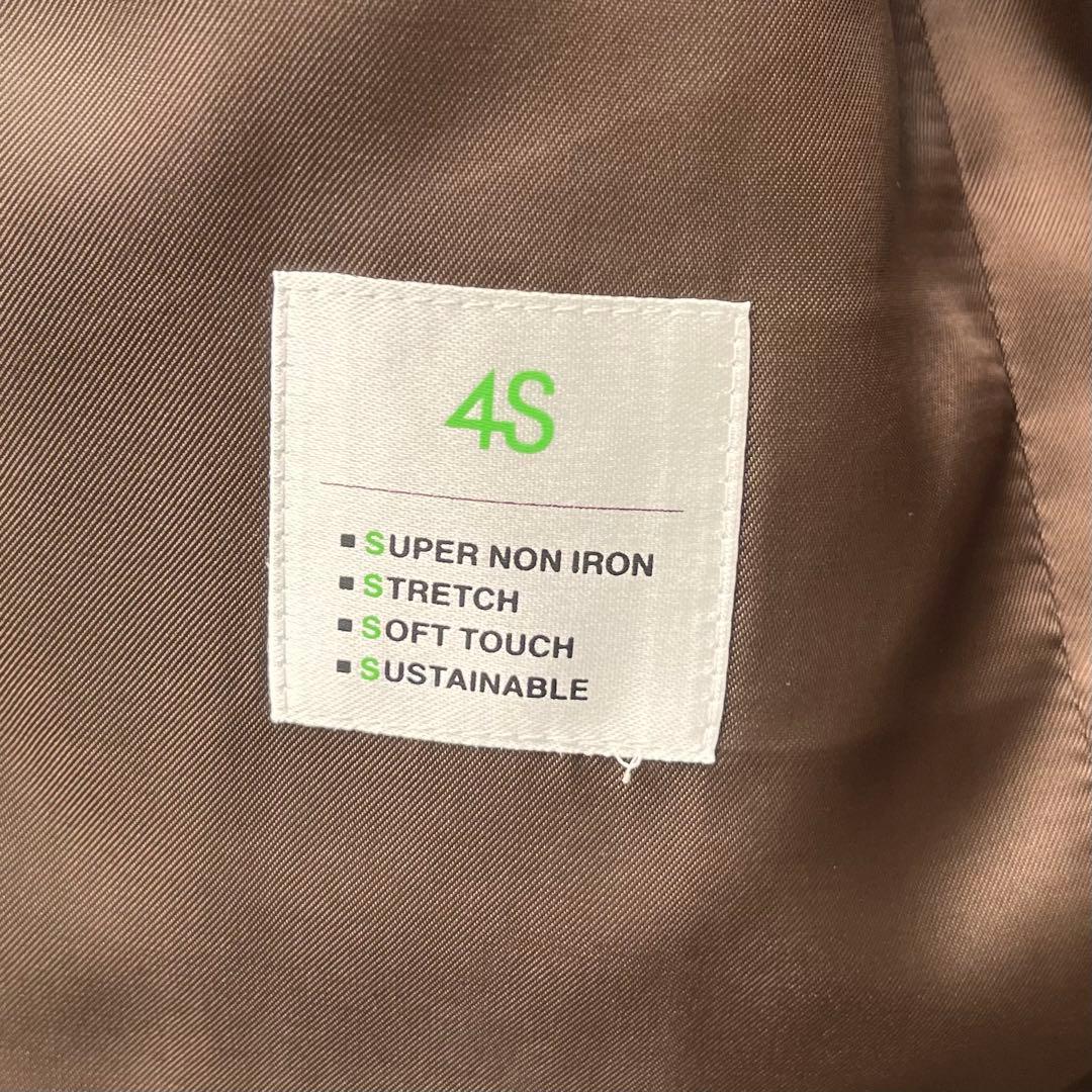 【未使用級】SUIT SELECT 3ピーススーツ 4S グレー M相当