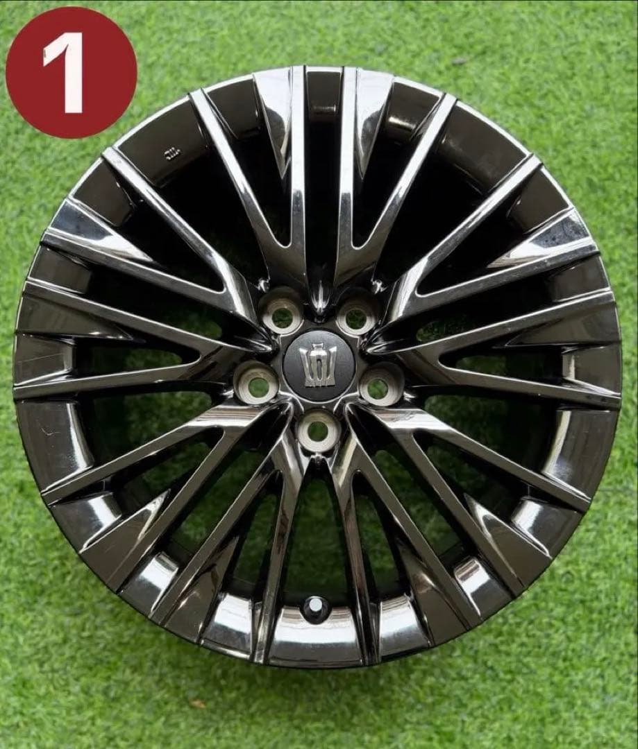 220系クラウン　ブラックスパッタリング　Sスポーツ　スタイル　純正ホイール