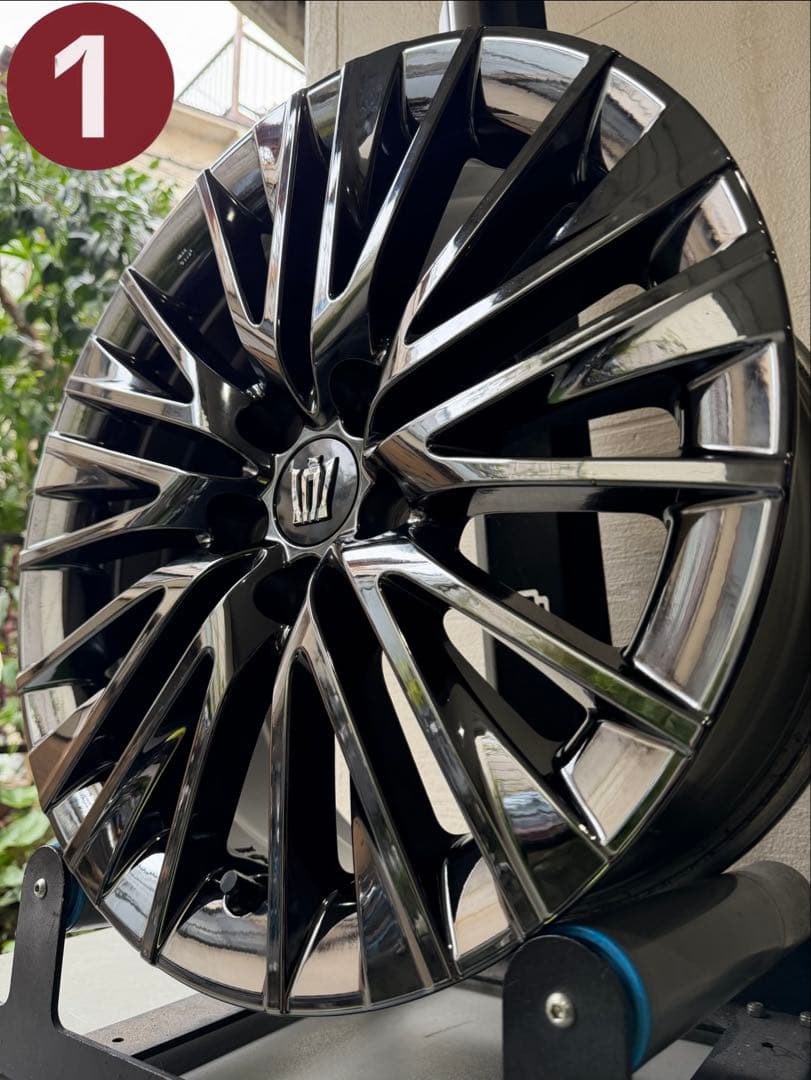 220系クラウン　ブラックスパッタリング　Sスポーツ　スタイル　純正ホイール