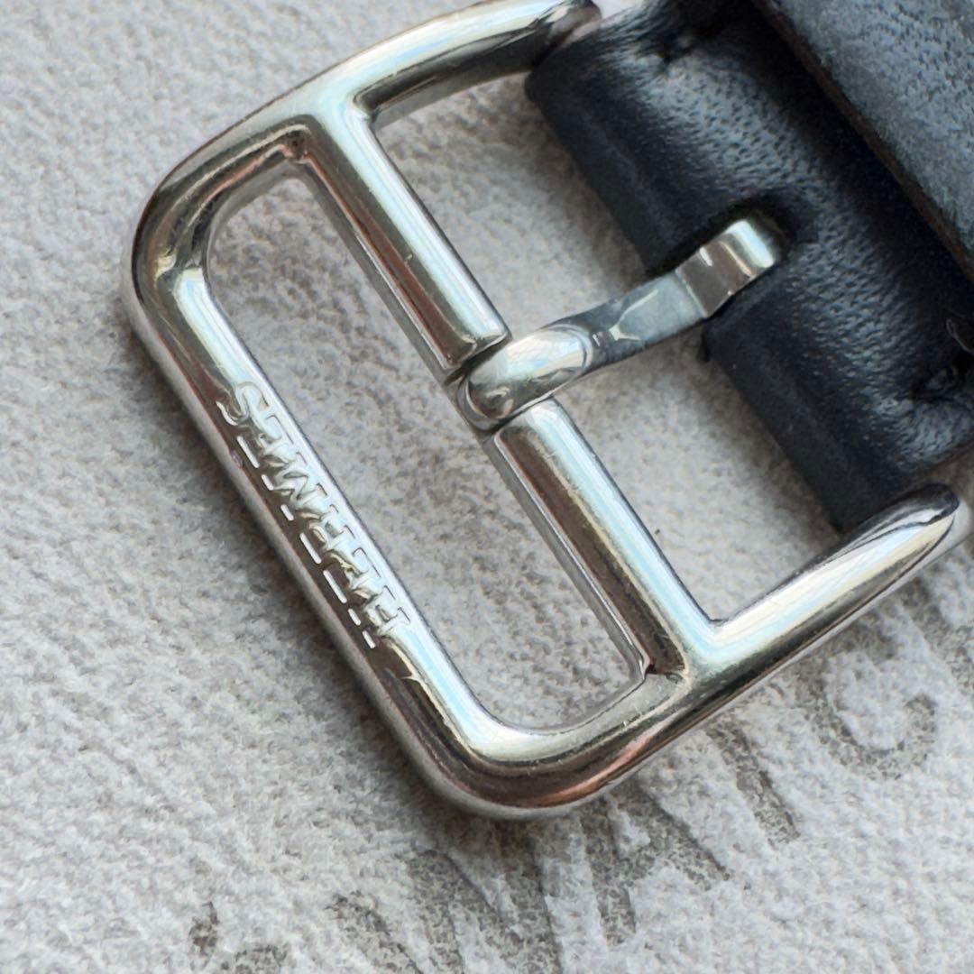 2713 Apple Watch エルメス　インディゴ　クレ　オレンジ　二重