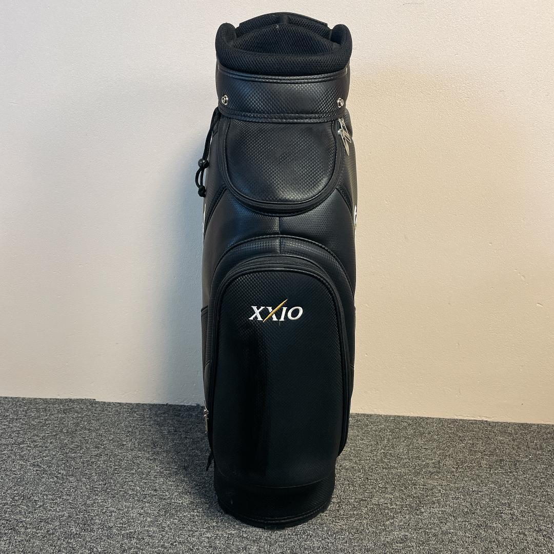 XXIO ゼクシオ キャディバッグ 5分割 カーボン調 ブラック 黒