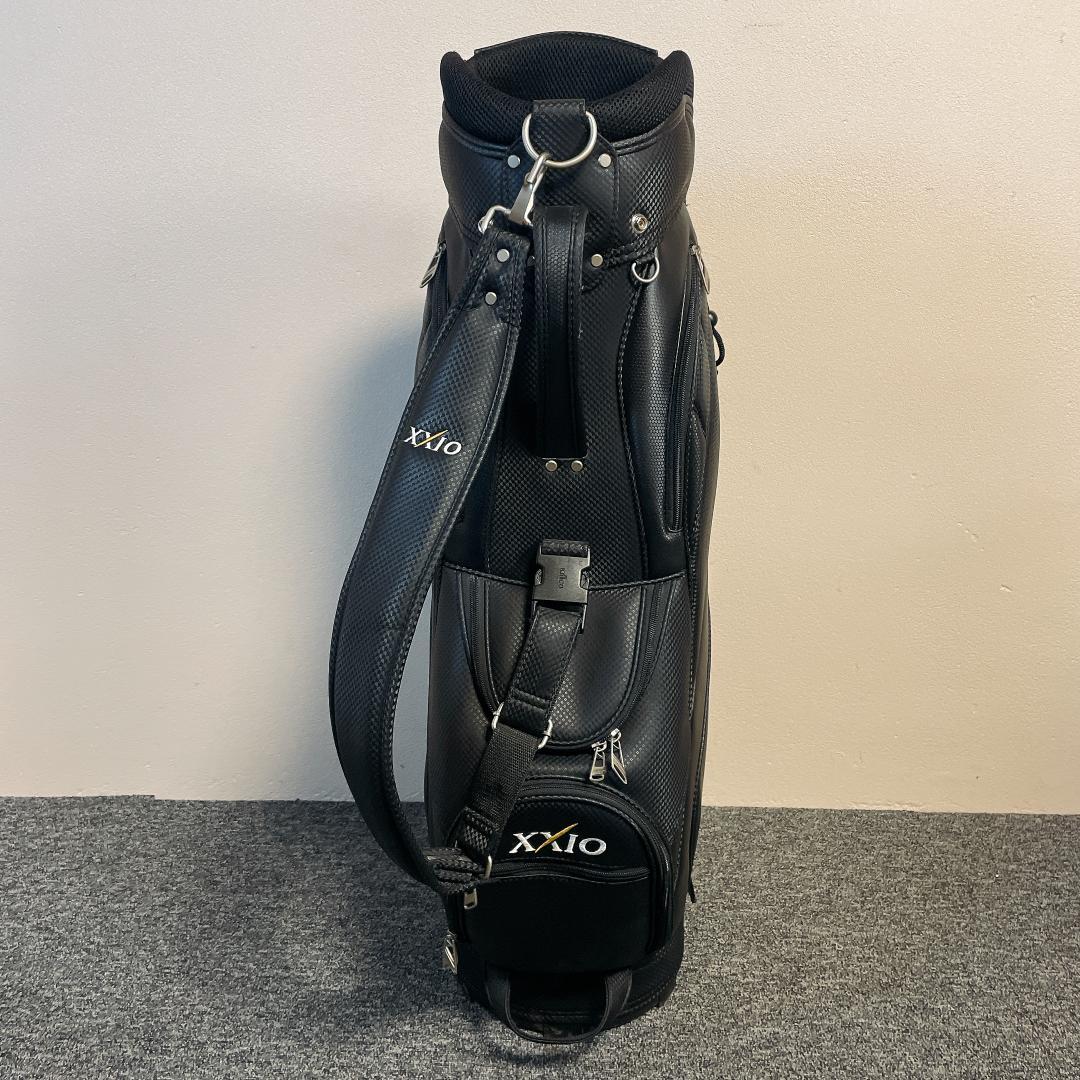 XXIO ゼクシオ キャディバッグ 5分割 カーボン調 ブラック 黒
