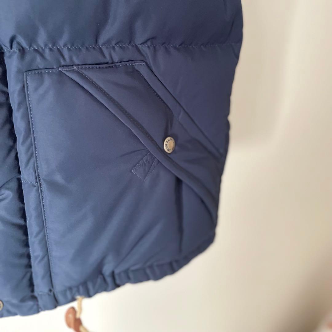 土日限定値下げ　美品　ポロ　ラルフローレン　ネイビー ダウンベスト