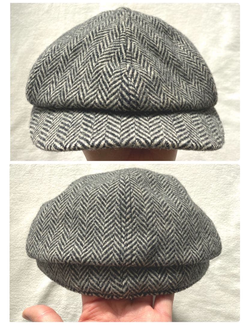 RRL ツイード　ハンチング　グレー　サイズS 美品