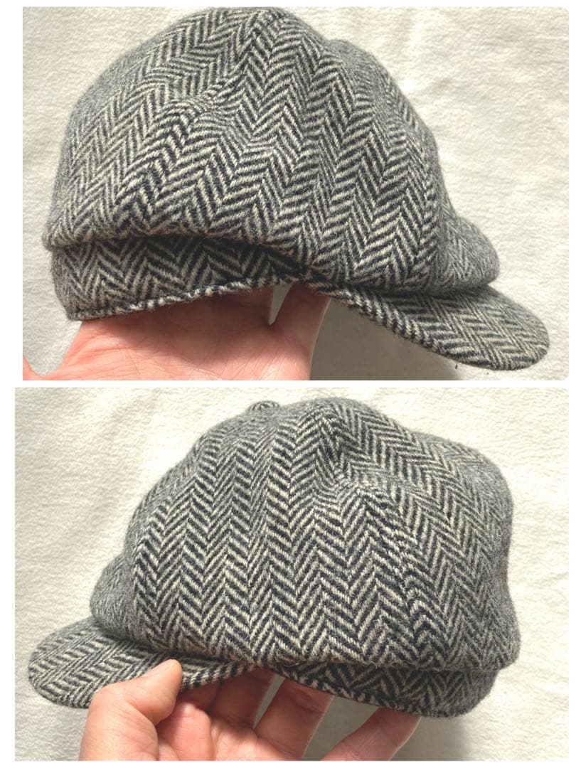 RRL ツイード　ハンチング　グレー　サイズS 美品