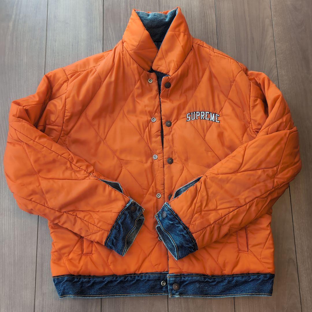 SUPREME✕Levi's デニムジャケット オレンジ　リバーシブル