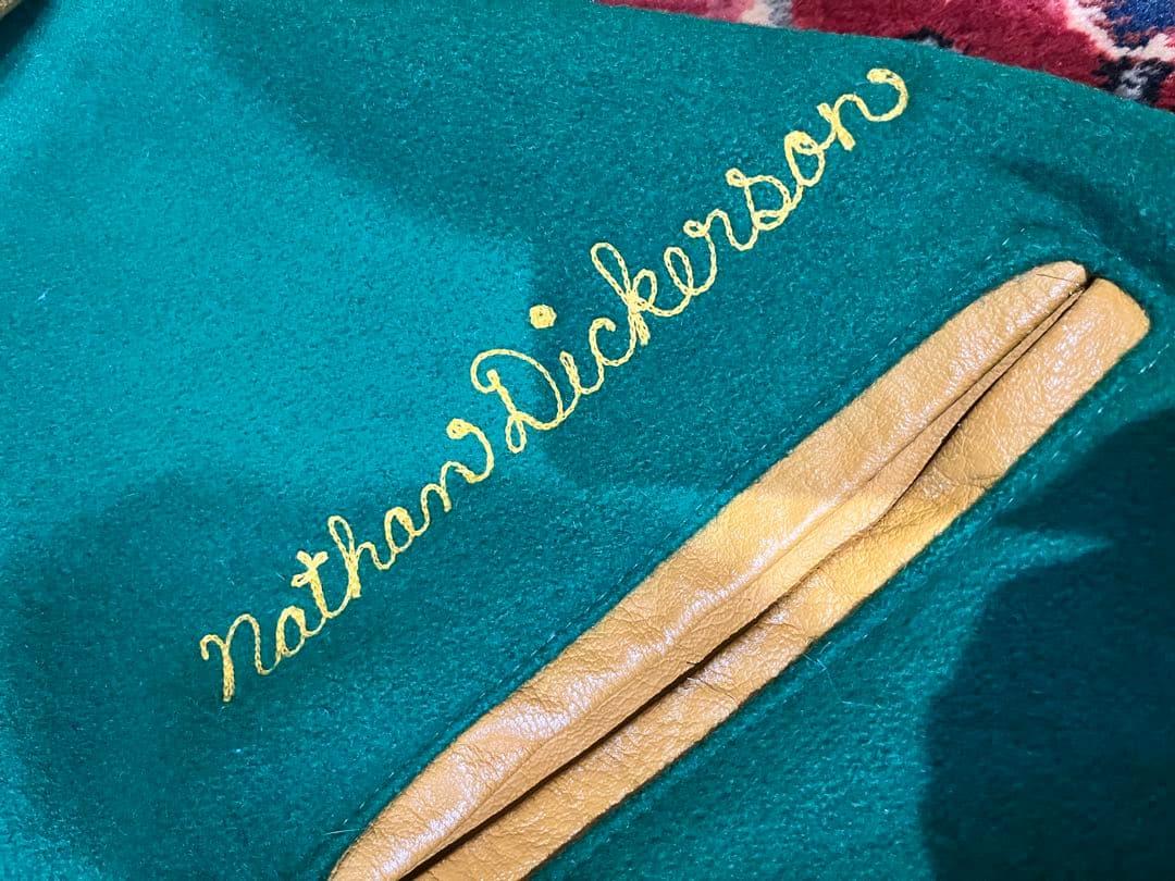 90s DeLong スタジャン　アワードジャケット　アメリカ製　USA製