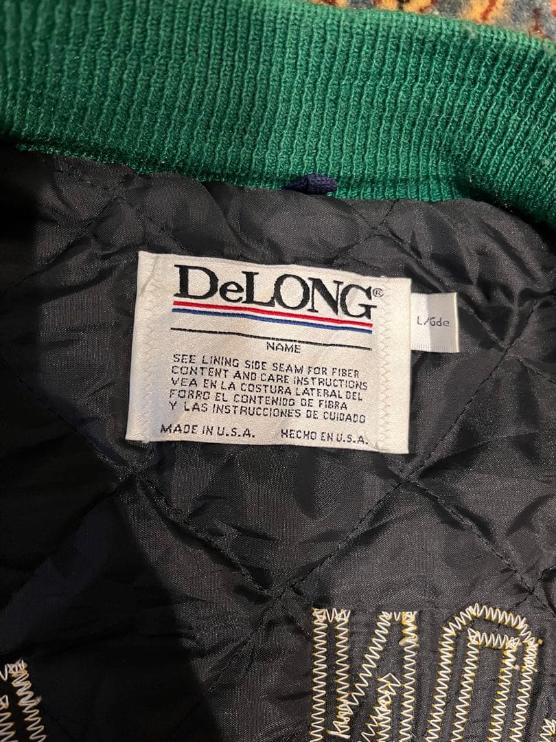 90s DeLong スタジャン　アワードジャケット　アメリカ製　USA製