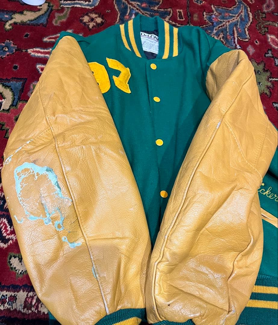 90s DeLong スタジャン　アワードジャケット　アメリカ製　USA製