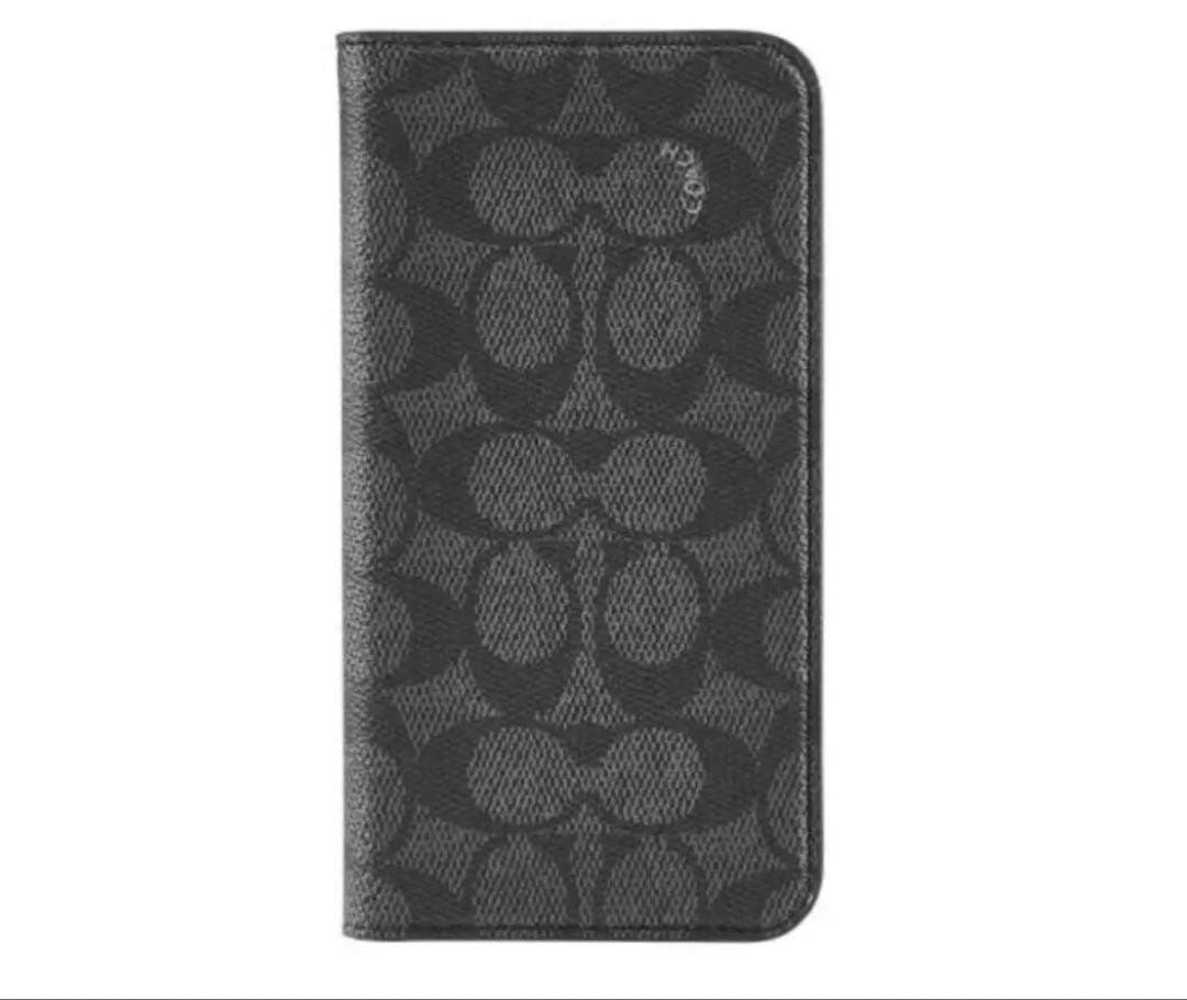 COACH 手帳型 iPhone16ケース ロゴ入り