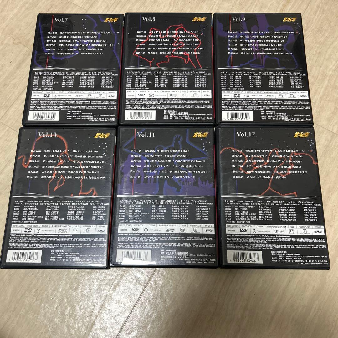 北斗の拳DVD (TVアニメ版) 全26巻セット