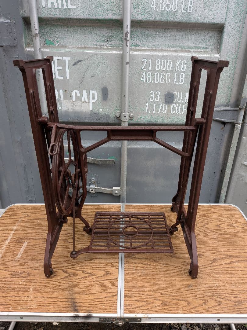 JANOME ジャノメ 足踏みミシン脚　アンティーク♦脚車台付き♦