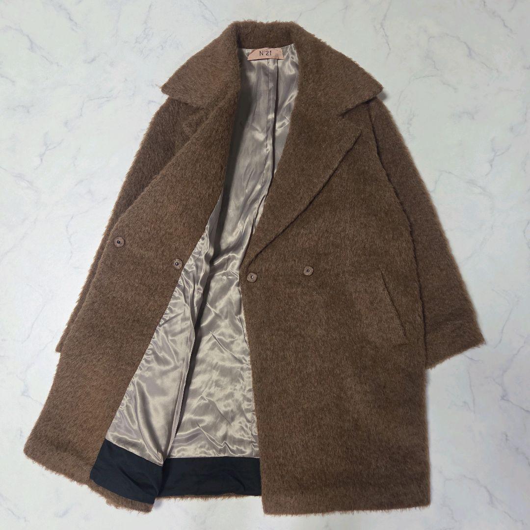 美品✨ヌメロヴェントゥーノ オーバーコート ビックシルエット アルパカ モヘヤ