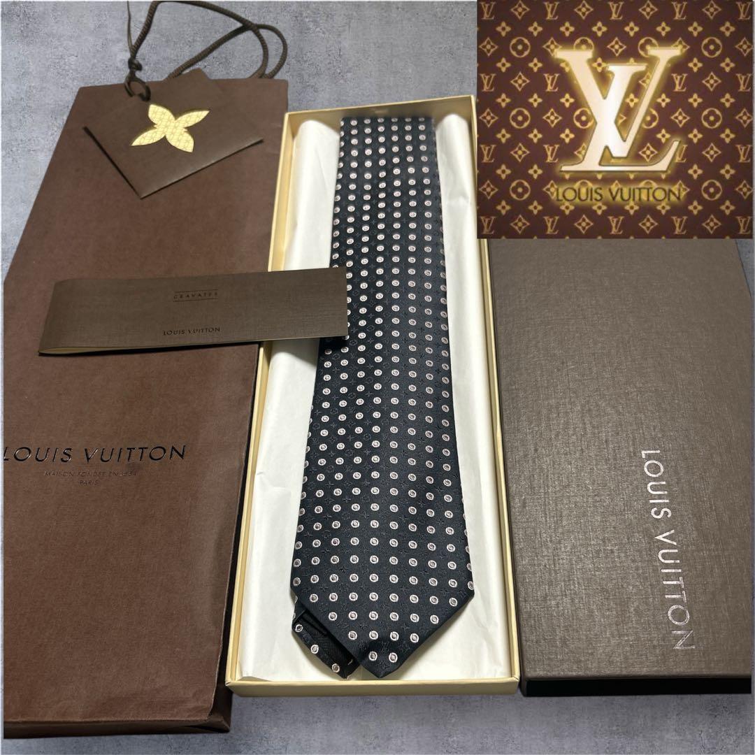 新品未使用　世界最高峰　 ルイヴィトン モノグラムネクタイ