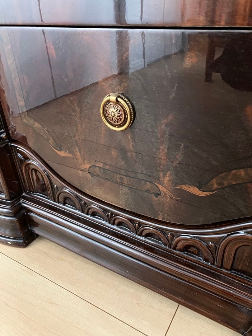 mirukii 希少　イタリア製 クラシカルな木製サイドテーブル