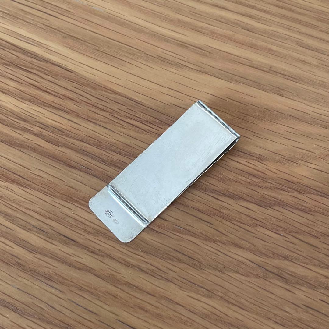 小物 vintage silver800 money clip