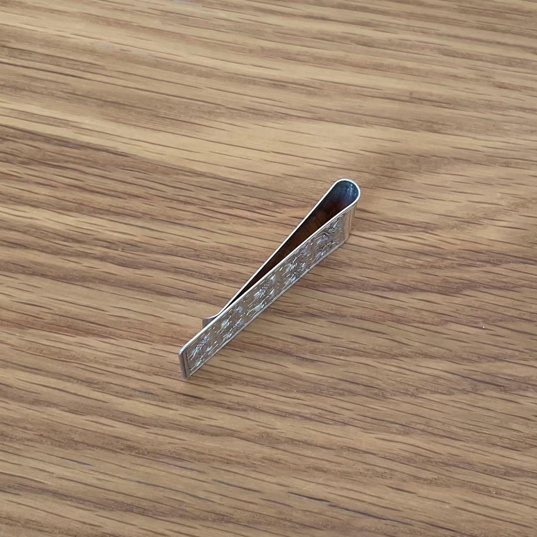 小物 vintage silver800 money clip