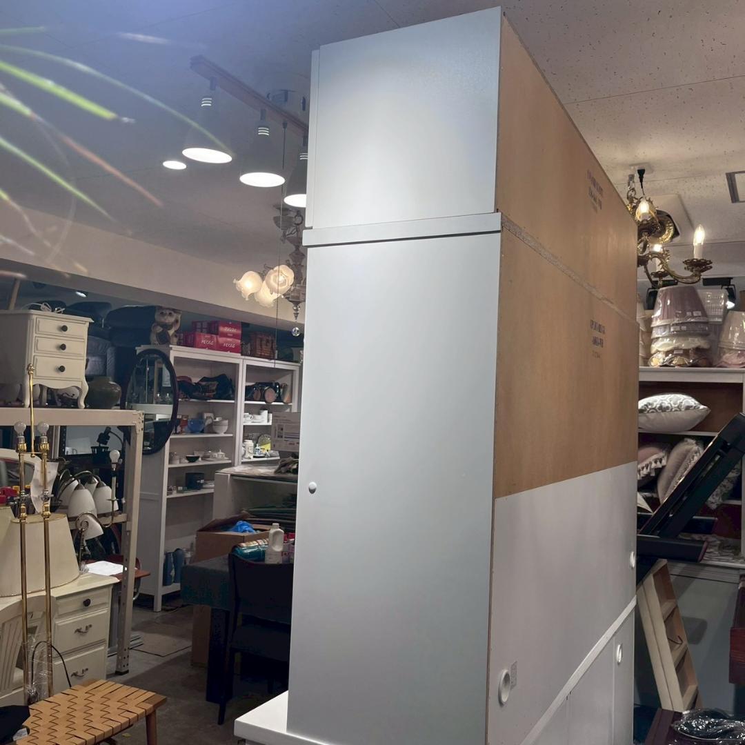 【美品】NITORI LIGARE 160 上置き付き キッチンボード 食器棚