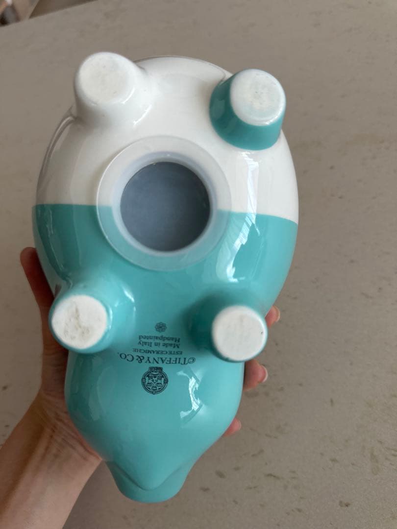 Tiffany & Co. 貯金箱 青と白