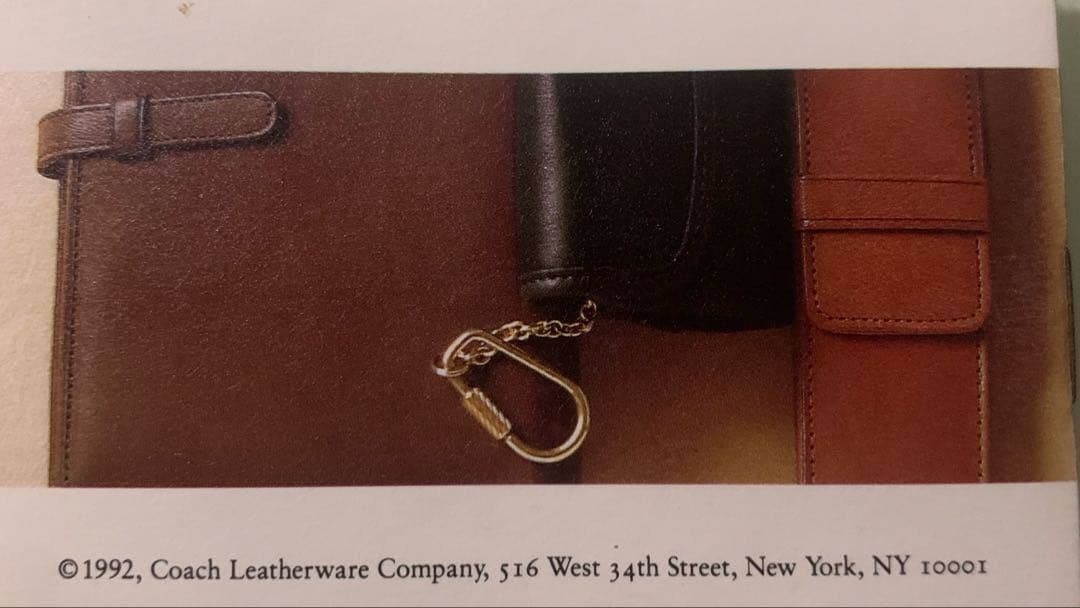 希少美品◎オールドコーチ 冊子付き ケース カードケース ラウンドジップ