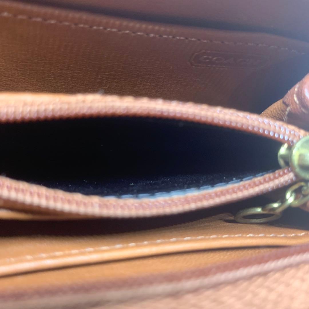 希少美品◎オールドコーチ 冊子付き ケース カードケース ラウンドジップ