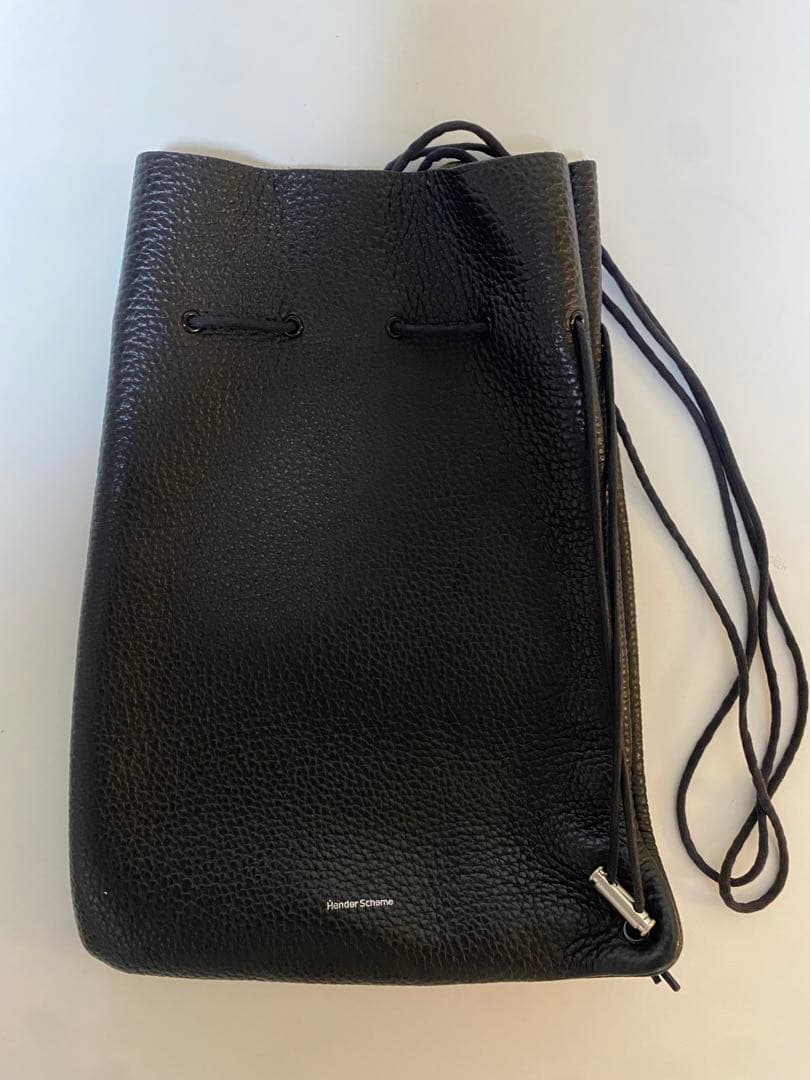 Hender Scheme zacc 黒 レザー ショルダーバッグ