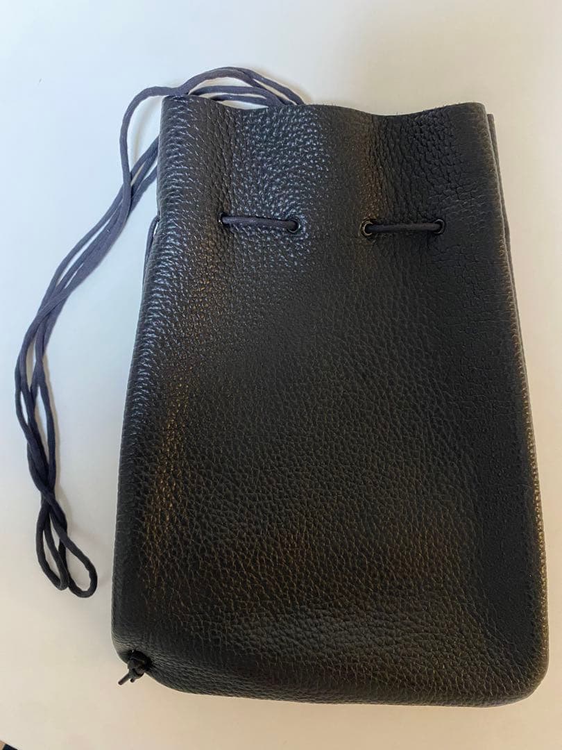 Hender Scheme zacc 黒 レザー ショルダーバッグ