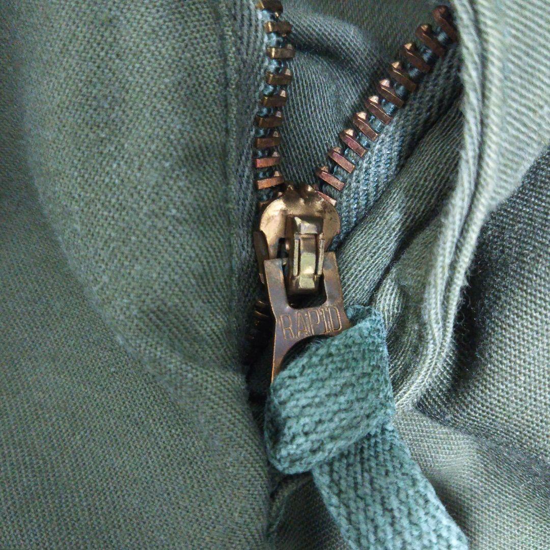 米軍実物 65フィールドパンツ M-R RAPID真鍮ジップ インナー付 M-S