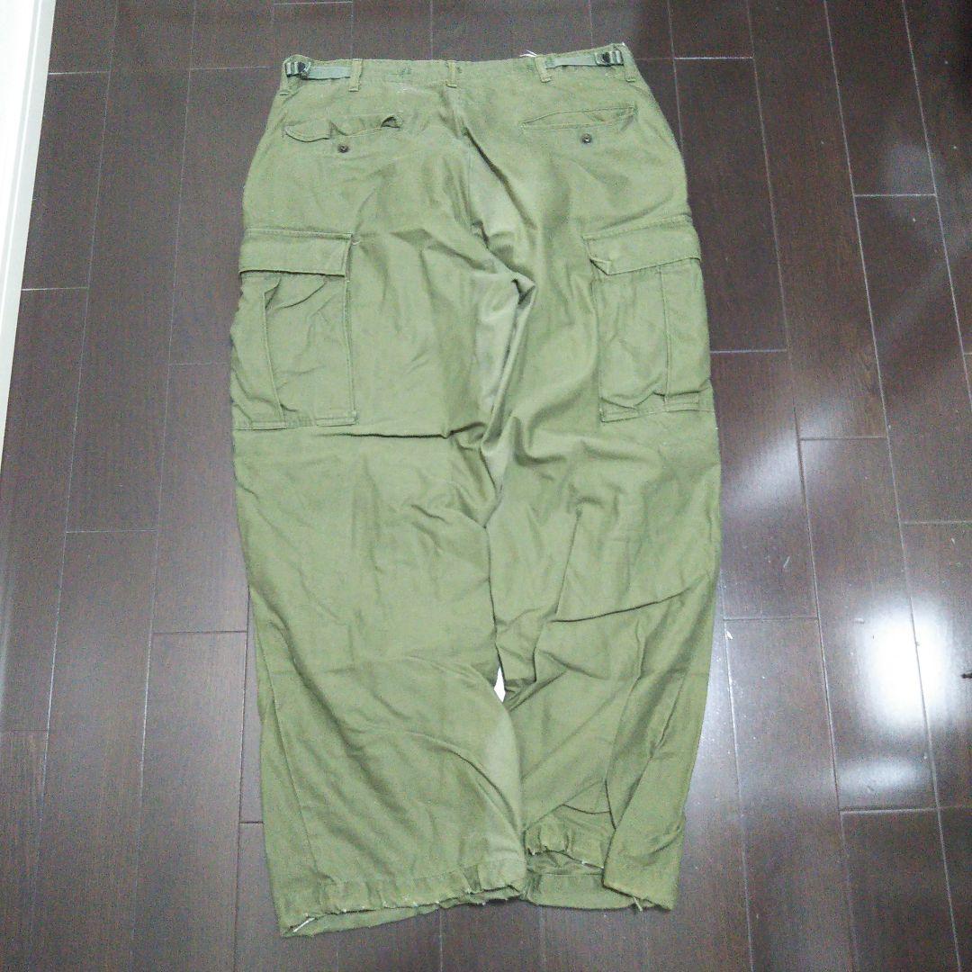 米軍実物 65フィールドパンツ M-R RAPID真鍮ジップ インナー付 M-S