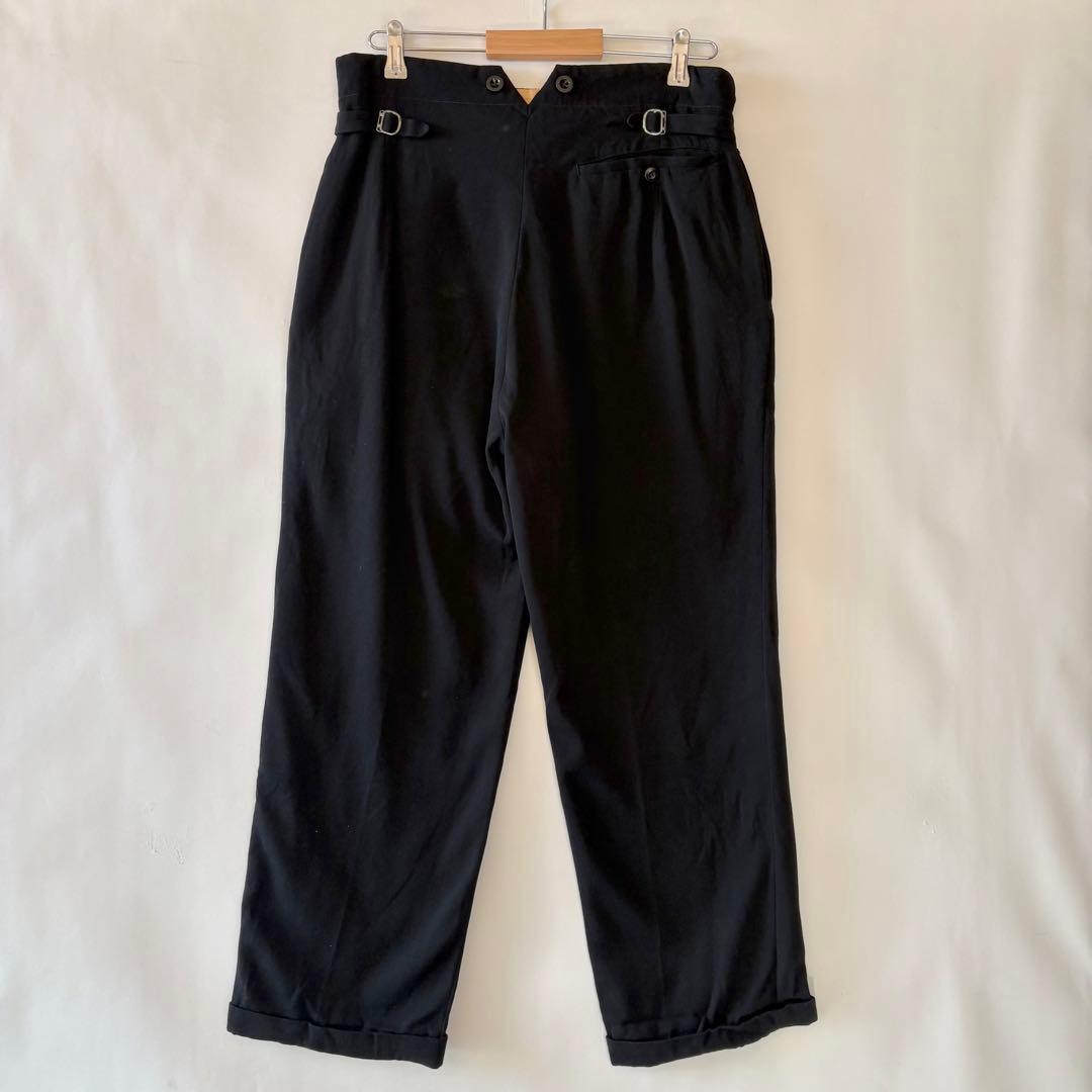 60s ヴィンテージ ユーロ ウールパンツ ビンテージ 古着 サスペンダー