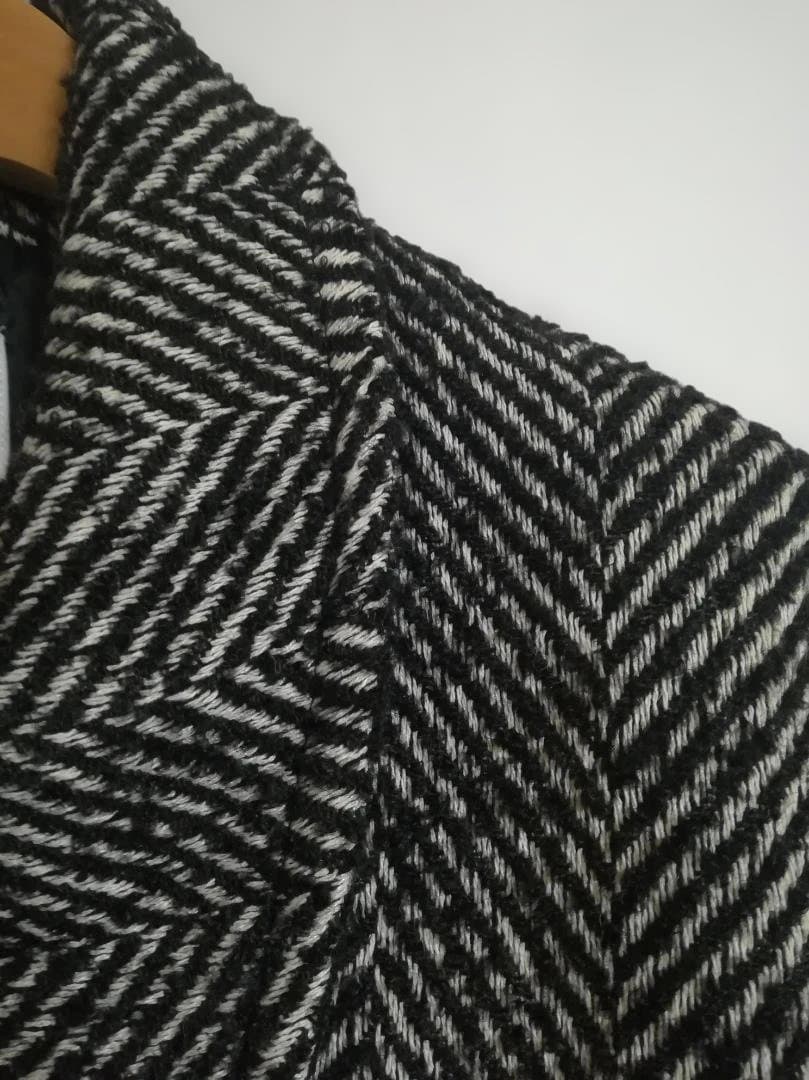 新品 ADAM ET ROPE' 25AW スタンドカラーウールミドルコート