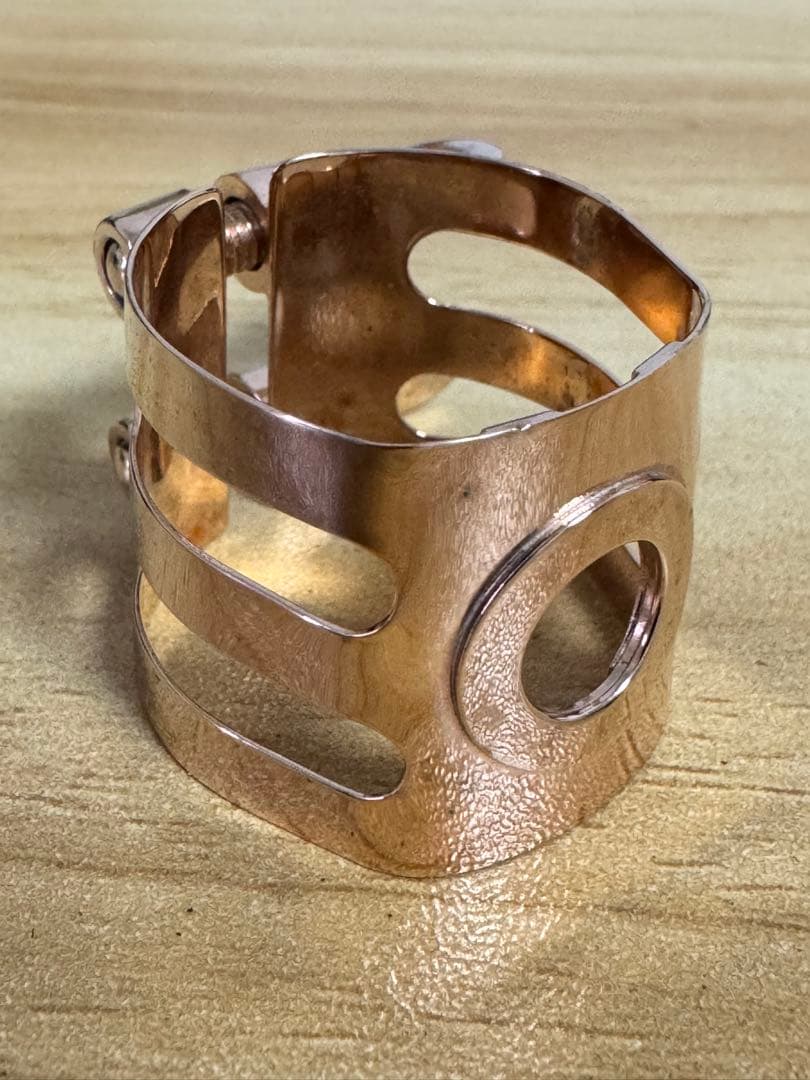 ウッドストーン ピンクゴールド B♭クラリネット リガチャー