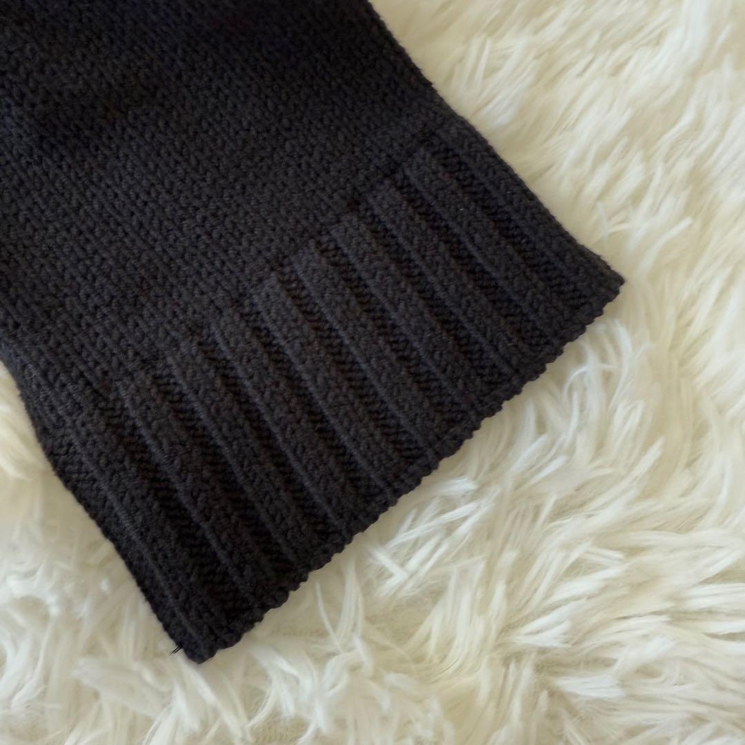 BURBERRY バーバリーブルーレーベル 綿ニットワンピース 金ボタン 38