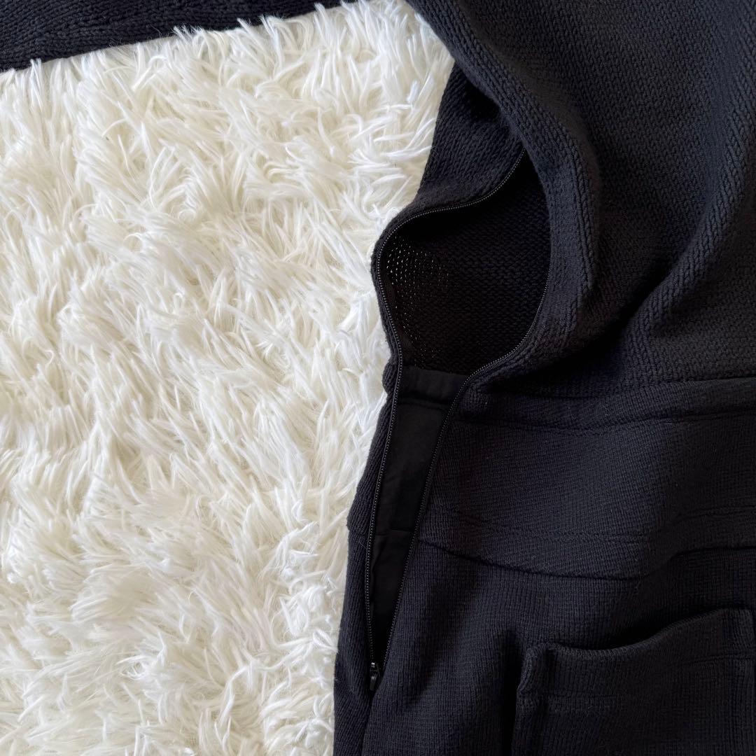 BURBERRY バーバリーブルーレーベル 綿ニットワンピース 金ボタン 38