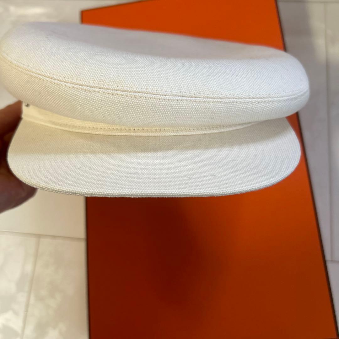 HERMES ホワイト キャスケット 58