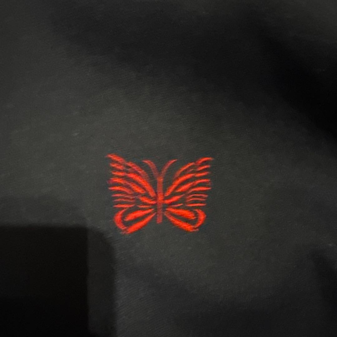 ニードルズトラックジャケット　ネイビーオレンジ バブルスリーブ