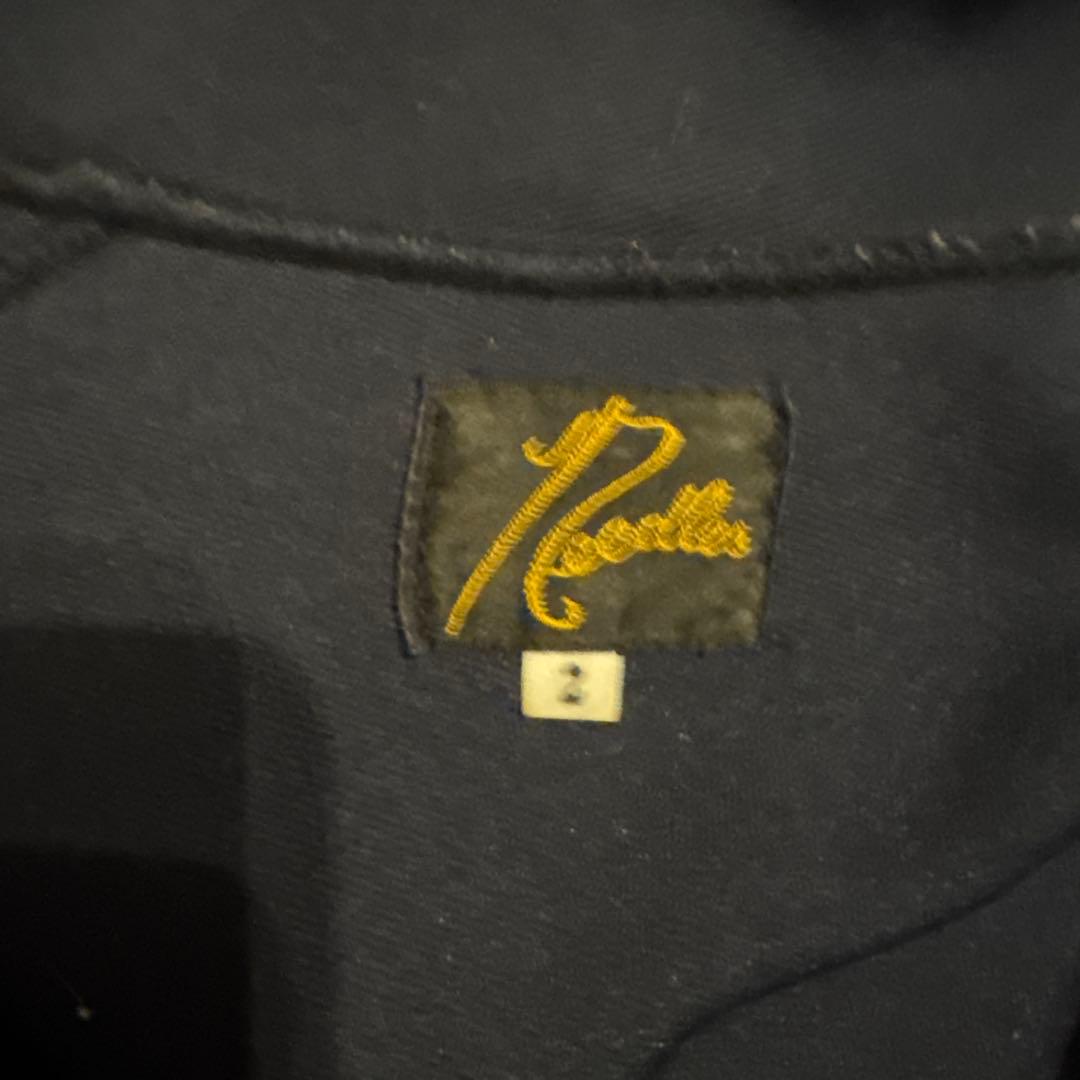 ニードルズトラックジャケット　ネイビーオレンジ バブルスリーブ