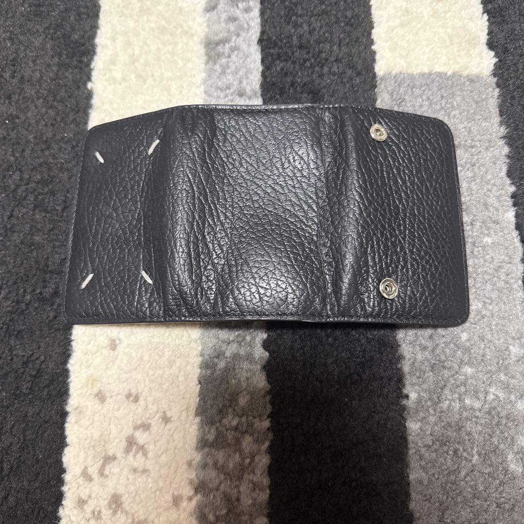 Maison Margiela ブラック レザー キーケース