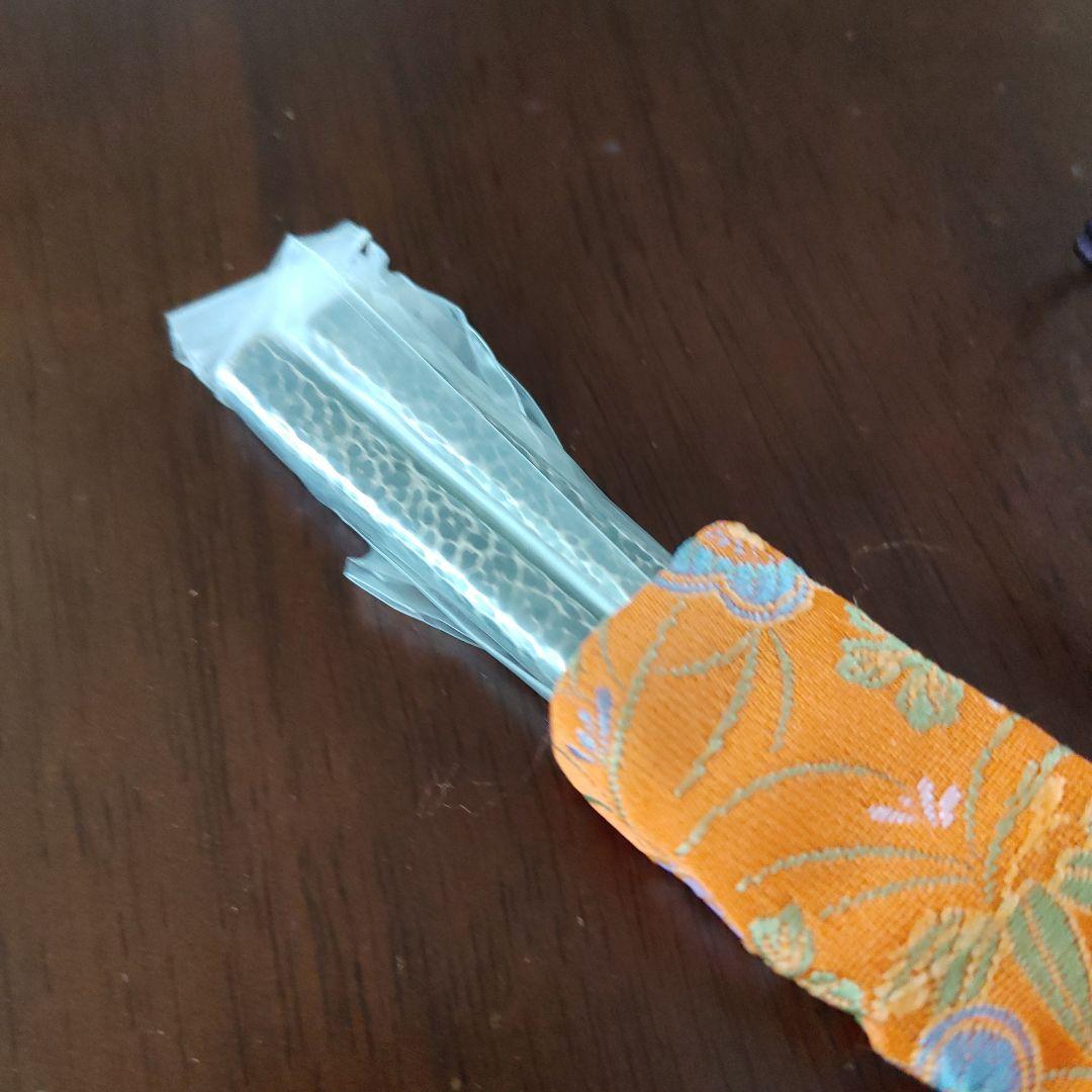 銀製携帯箸　箸袋付き