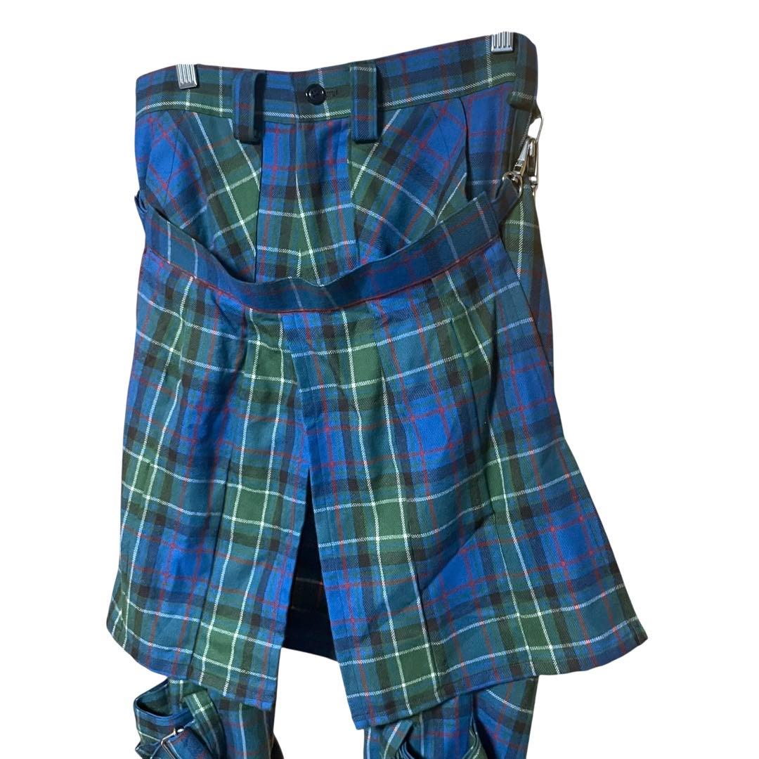 激レア 美品 GOLDEN YEARS ボンテージパンツ M タータンチェック