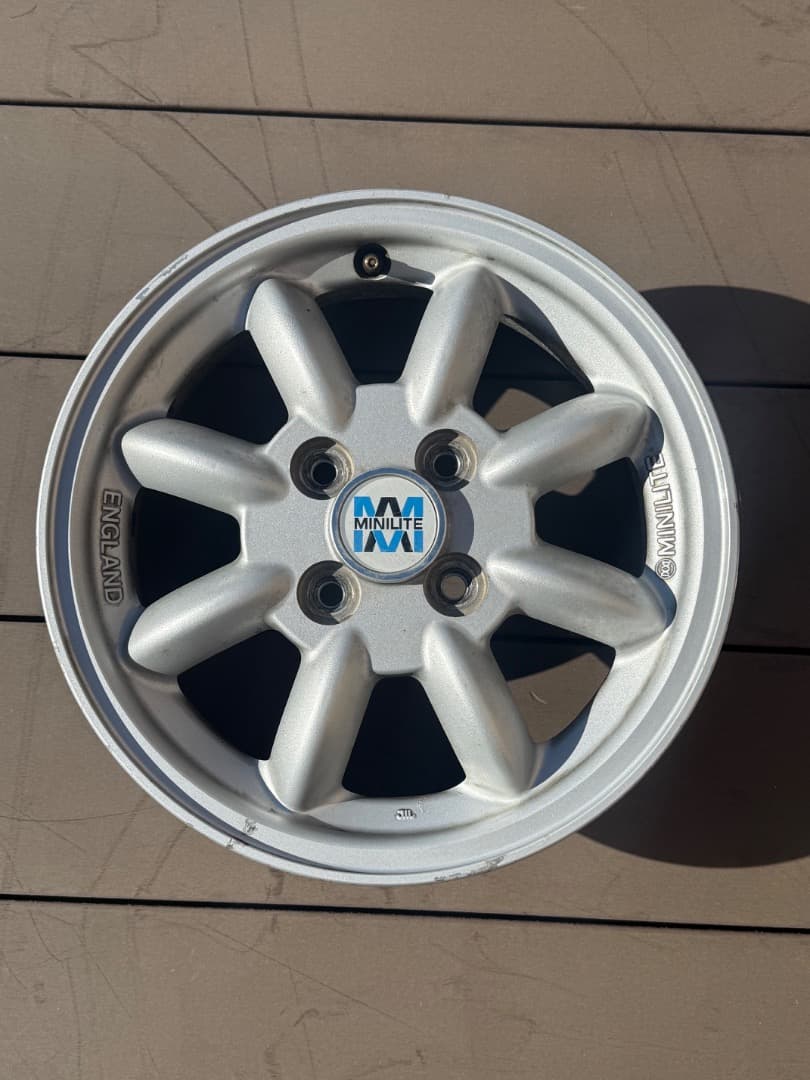 ミニライトホイール14インチ4.5J PCD100 4H４本セット　ダイハツ純正