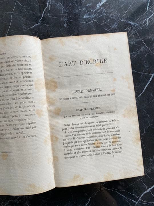 洋書 L'art d'ecrire