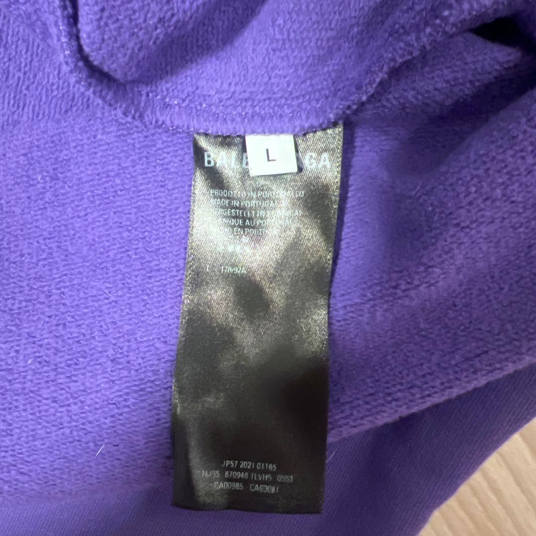 BALENCIAGA bebe パープル パーカー