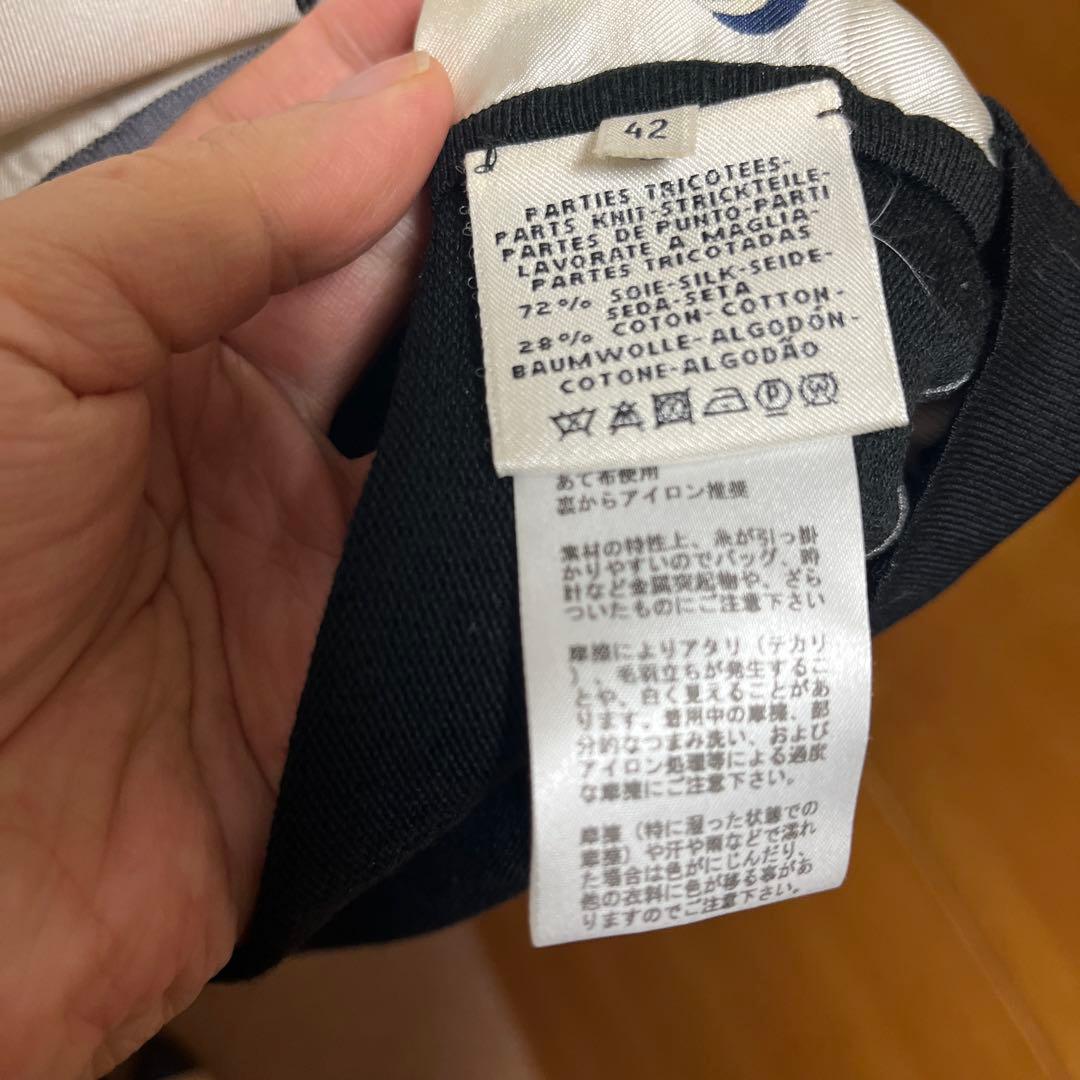 HERMES ドット柄 長袖トップス42