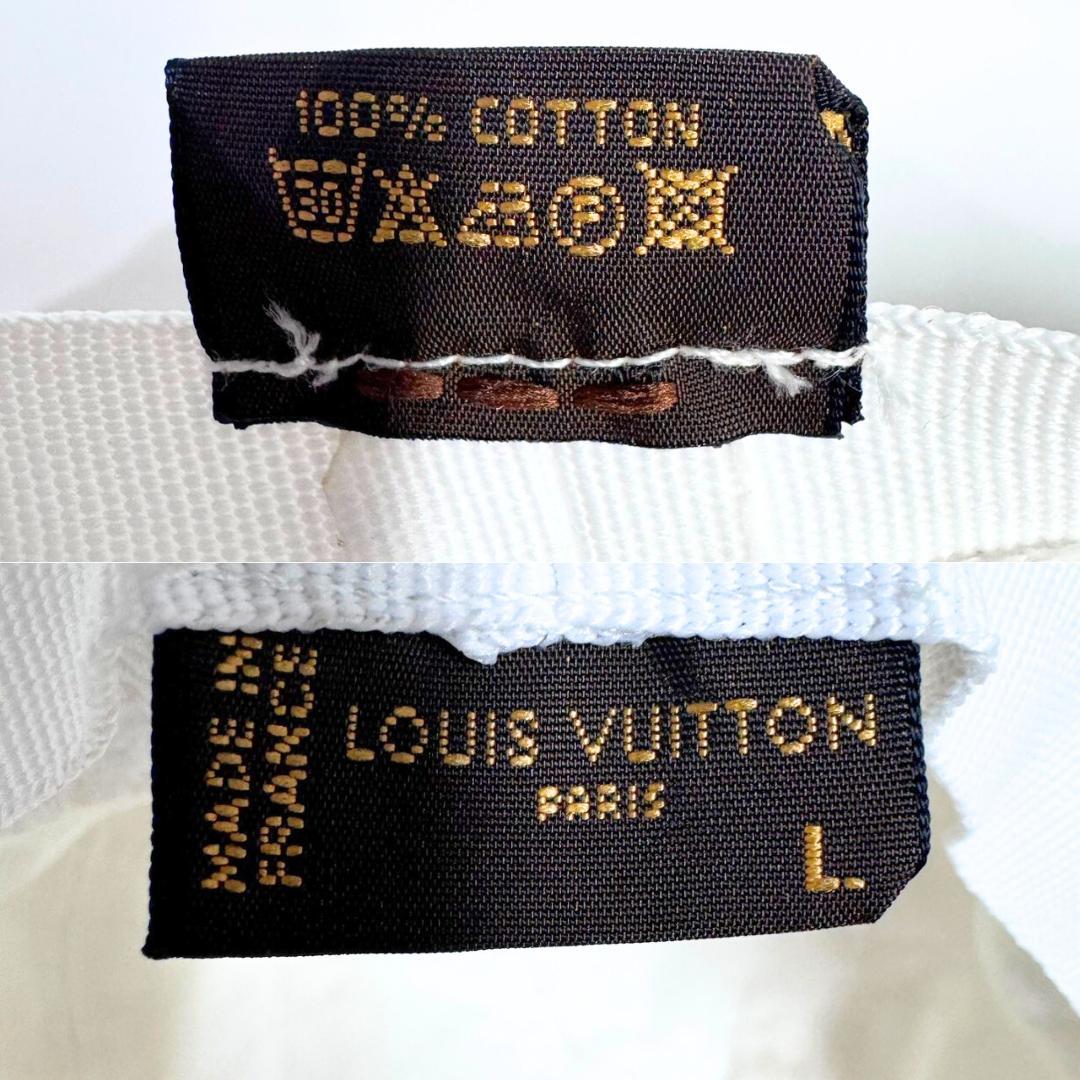 LOUIS VUITTON ハット ホワイトデニム
