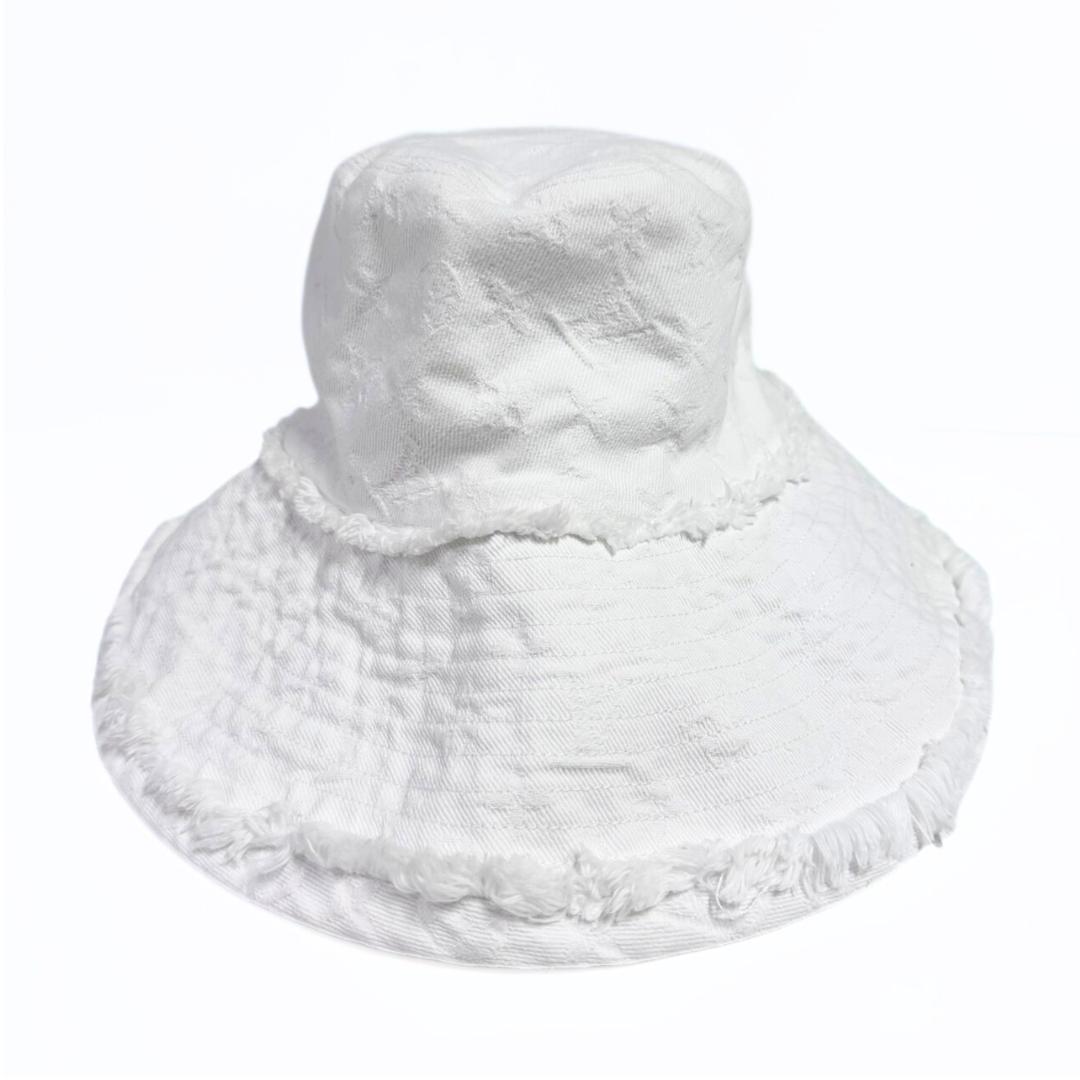 LOUIS VUITTON ハット ホワイトデニム