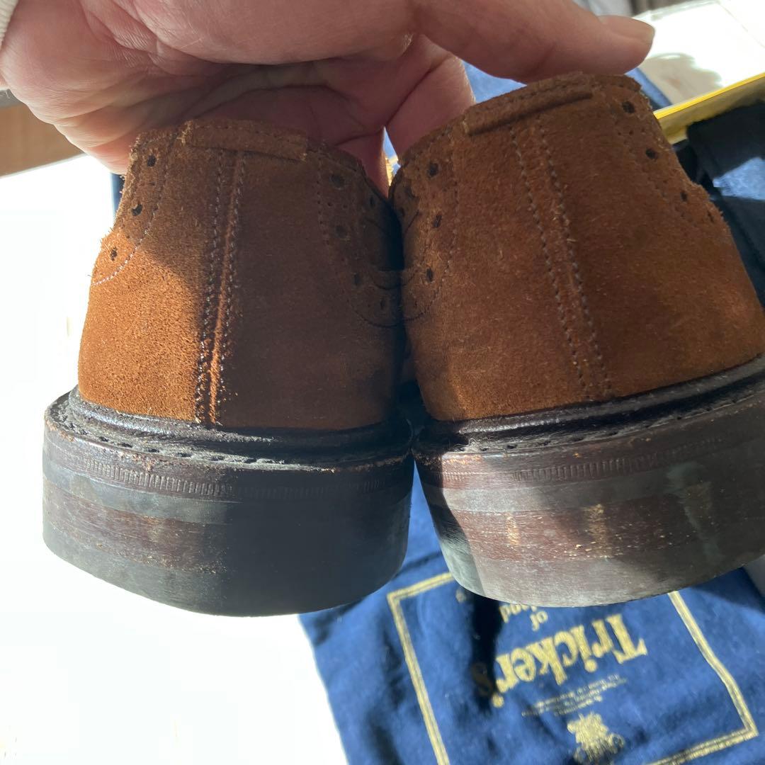 Tricker's ブラウンウィングチップシューズ